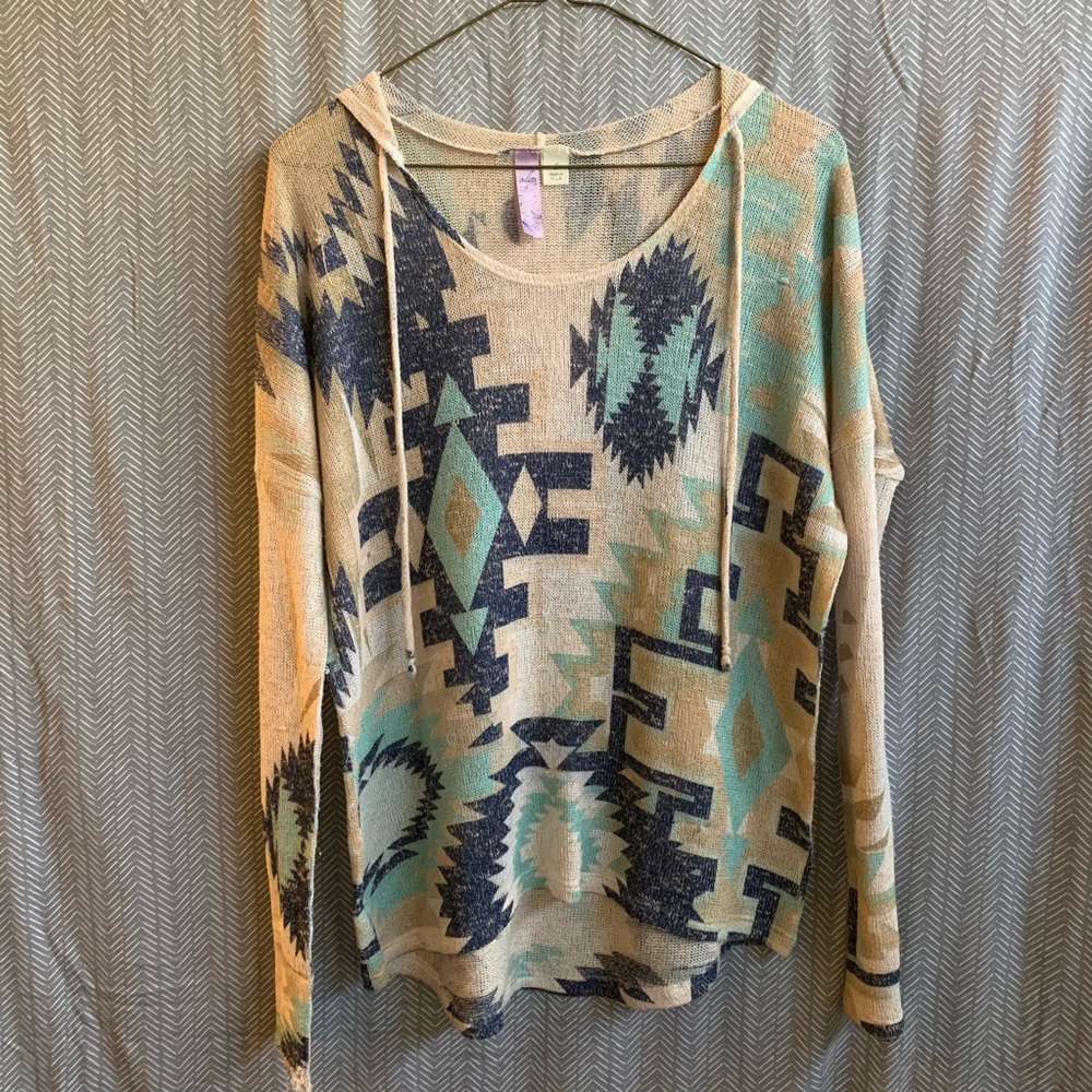 Francesca’s alya hooded sweater